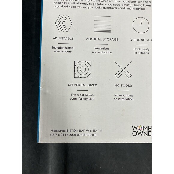 YouCopia StoreMore Adjustable WrapStand‎ Kitchen Wrap Organizer, Open BOX - Picture 3 of 5